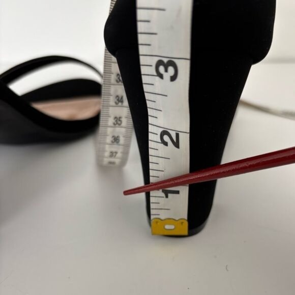 Fashion Nova Heel Hannah 10 Block Sandal Strap Zip Back Fairy Festival Coquette - Picture 10 of 12